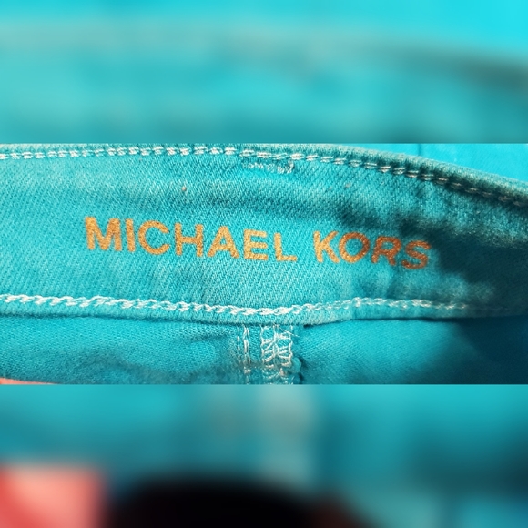 Turquoise Slim Fit Michael Kors Jeans - Picture 6 of 7